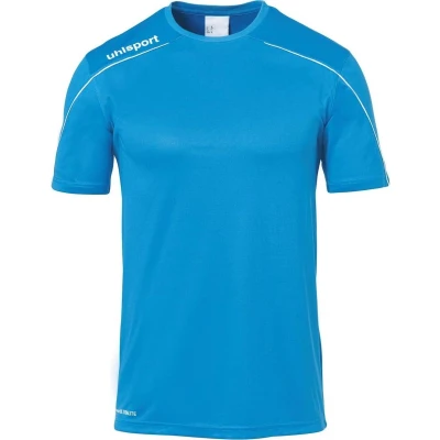 Afbeelding van Uhlsport Stream 22 Shirt Korte Mouw Cyaan Wit Maat M
