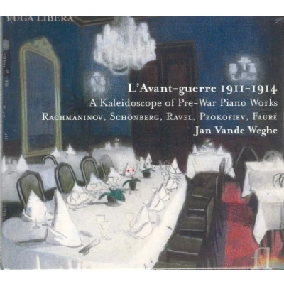 Afbeelding van Jan Vande Weghe Avant Guerre 1911 1914 Piano Works (CD)