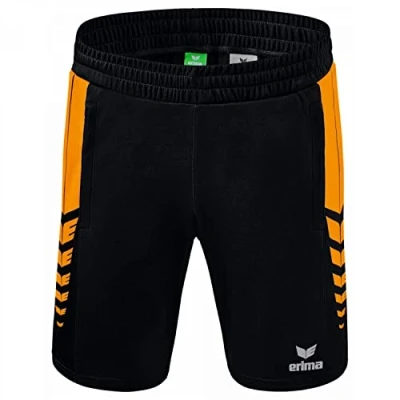 Afbeelding van ERIMA Six Wings worker short zwart/new orange / 128