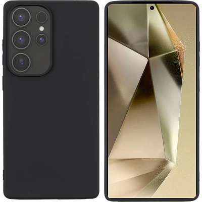 Afbeelding van imoshion hoesje Geschikt voor Samsung Galaxy S25 Ultra met koord Siliconen Zwart