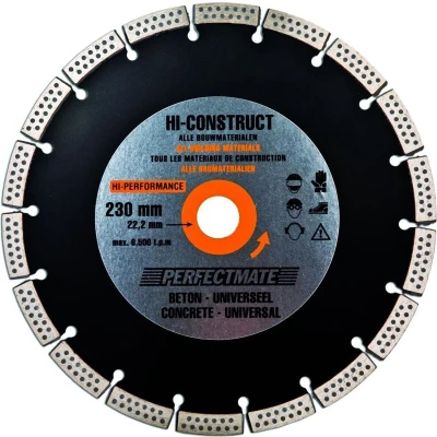 Afbeelding van Perfectmate Hi Construct diamantzaagblad 230x22,23mm universeel/beton