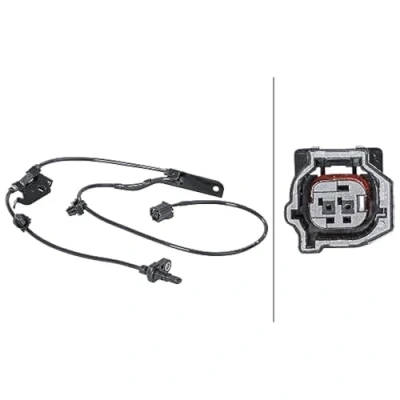 Afbeelding van HELLA 6PU 012 679 771 ABS sensor Met houder Actieve 2 995 12 TOYOTA: RAV4 IV Off Road