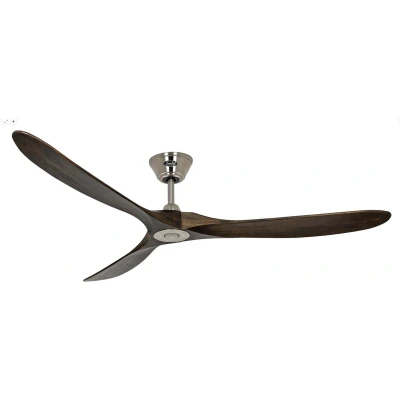 Afbeelding van CasaFan ECO GENUINO 180 BN NB Plafondventilator 30 W (Ø x h) 1800 mm 290 Chroom