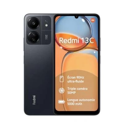 Image de Xiaomi Redmi 13C 4Go/128Go Noir avec Proximus contrat 150 mn + 5000 Mo 4G