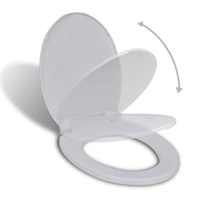 Afbeelding van Toiletbril soft close ovaal wit