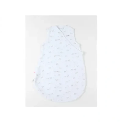 Afbeelding van Noukie&#039;s Zomerslaapzak 1 6 maanden (70 cm) TOG &lt; 1.0 bio chiffon wit schildpadden