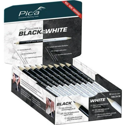 Afbeelding van Pica 546/24 potlood black &amp; white