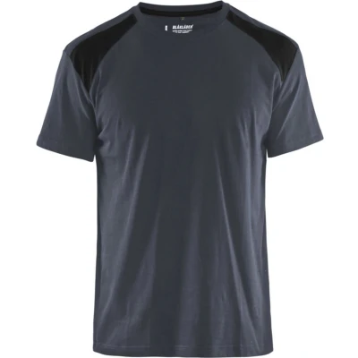 Afbeelding van Blaklader T shirt bi colour 3379 1042 Donkergrijs/Zwart L