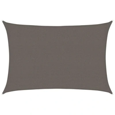 Afbeelding van vidaXL PEHD zonnezeil, parasol, uv bescherming, tuin, patio, terras, balkon, buiten, 160 g/m², antraciet, 2,5 x 4 m,