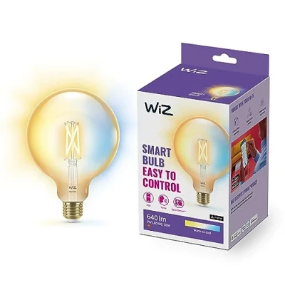 Image de WiZ Ampoule Smart TW Amb. 7W 640lm 2000 5000K Globe Giant Gold E27