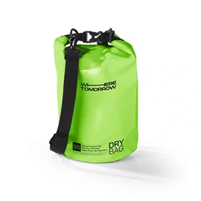 Afbeelding van Where Tomorrow PVC dry bag Style 01 5L groen