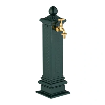Afbeelding van waterzuil met kraan 47 cm groen