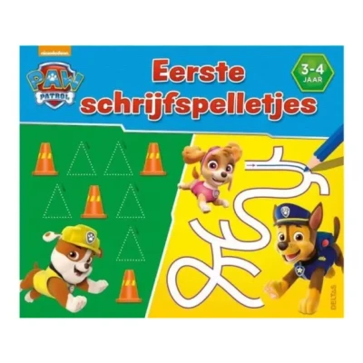 Afbeelding van Paw Patrol Boek Eerste Schrijfspelletjes