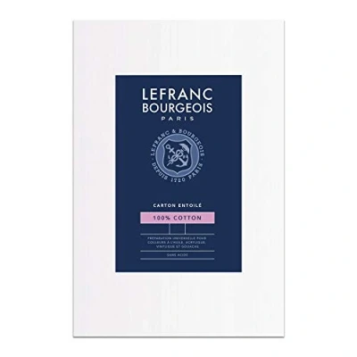 Afbeelding van Lefranc Bourgeois 806070 schilderkarton, 55 x 46 cm, 100% katoen, dubbele universele primer voor acrylverf en olieverf, schilderkarton professionals hobbybenodigdheden