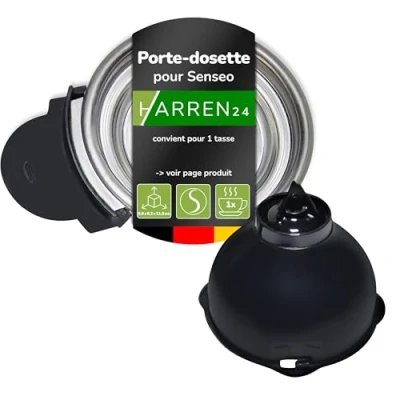 Afbeelding van Harren24 CP0397/01 padhouder voor 1 kopje, compatibel met Philips Senseo Switch HD6591 HD6592 HD6593 HD6594 HD6596 HD6597 HD7891 HD7892,