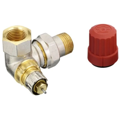 Afbeelding van Danfoss RA N thermostaatkraan 1/2&quot; dubbelhaaks rechts. Artikelnr: 013G0233