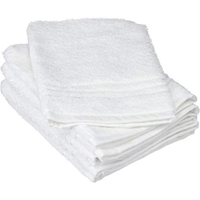 Image de de witte lietaer 195308 luxury hotel lot 6 gants toilette coton blanc 15 x 22 cm