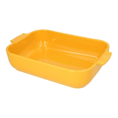Afbeelding van Peugeot Ceramique Plat Four Rectangulaire 36 Cm Jaune Safran