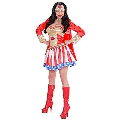 Afbeelding van Widmann Super Hero Girl kostuum heroïne maat L