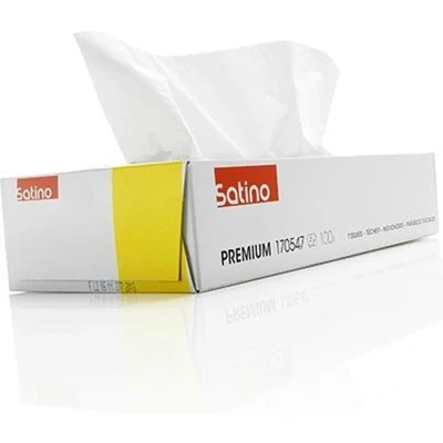 Afbeelding van Facial tissues Satino Prestige 2 laags 100vel wit 206450