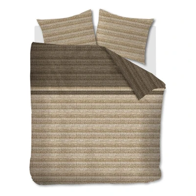 Afbeelding van Beddinghouse Lorena dekbedovertrek Tweepersoons 200x200/220 Donker zand
