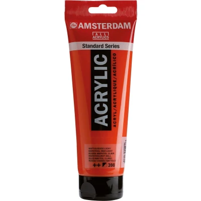 Afbeelding van Standard tube 120 ml Naftolrood licht halfdekkende acrylverf