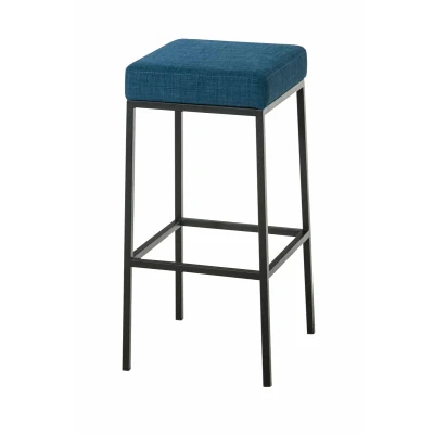 Afbeelding van Barkruk Helsinki Stof B80, Blauw
