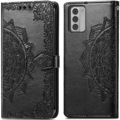 Afbeelding van iMoshion Hoesje Geschikt voor Nokia G42 Met Pasjeshouder Luxe Bookcase Zwart