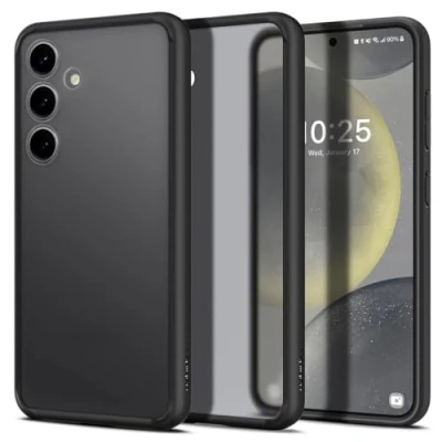 Afbeelding van Spigen Ultra Hybrid Samsung Galaxy S24 Hoesje Back Cover Frost Zwart