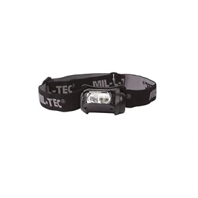 Afbeelding van Mil Tec Unisex Volwassenen 15170102 hoofdlamp, zwart, één maat