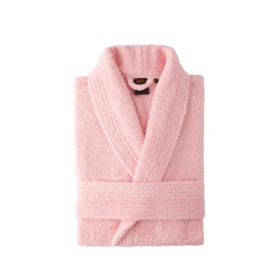 Image de Top Towel Elegant Peignoir pour femme et homme, 100% coton, 500 g/m², avec capuche ou sans capuche, doux absorbant douche, spa piscine, corail, XL