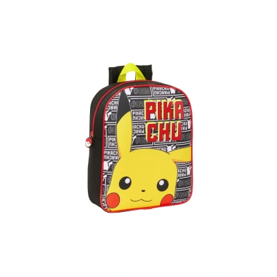 Afbeelding van Pokemon Pikachu jongens peuter rugzkje zwart 31x25x10