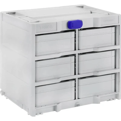 Afbeelding van Tanos Systainer3 Rack/6 M 337 83000878 Transportkist ABS kunststof (b x h d) 396 330 296 mm