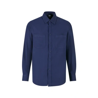 Afbeelding van Urban Classics Overhemd, Heren, Maat: Large, Navy