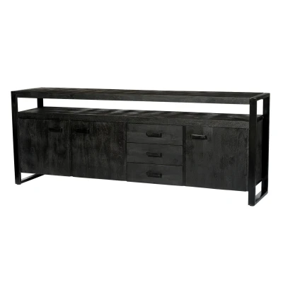 Afbeelding van Livingfurn Dressoir Norris 210x80x45 cm Mangohout