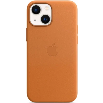 Afbeelding van Apple origineel Leather MagSafe Case iPhone 13 Mini Golden Brown MM0D3ZM/A