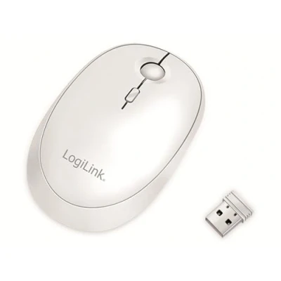 Afbeelding van LogiLink ID0205 Muis Bluetooth, Radiografisch Optisch Wit 1600 dpi Oplaadbaar