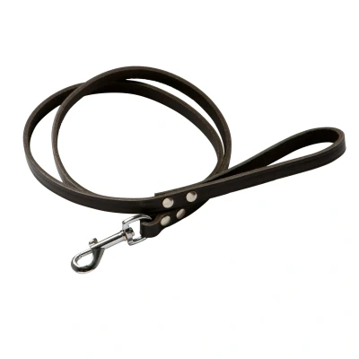 Afbeelding van Adori Looplijn Soft Met Print Donkerbruin Hondenriem 130x1.0 cm