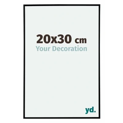 Afbeelding van Fotolijst 20x30 cm Kunststof Zwart Mat Evry