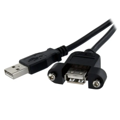 Afbeelding van USB Cable Startech USBPNLAFAM1 A Black