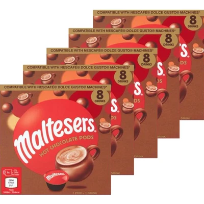 Afbeelding van Maltesers Warme Chocoladedrank (Dolce Gusto Compatible) 5x 8 Capsules