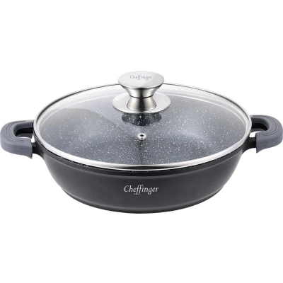 Afbeelding van Cheffinger Lage Braadpan 24cm CF SC24