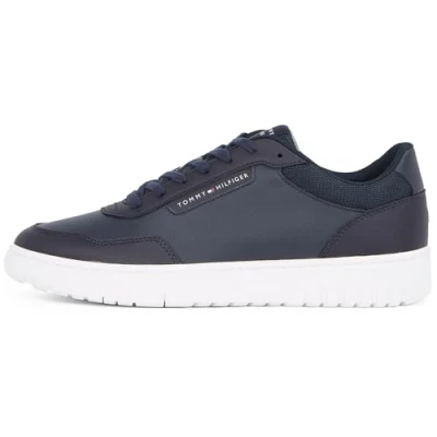 Afbeelding van TOMMY HILFIGER Th Sneaker Core Lth Pinperf BasHomme, Blue Desert Sky, 42 EU