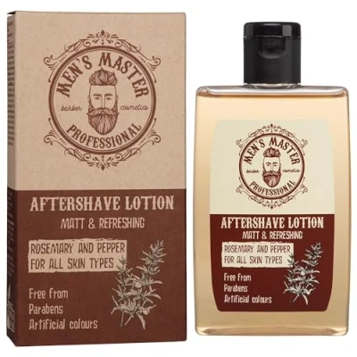 Afbeelding van Men’s Master Aftershave Lotion met Rozemarijn &amp; Rode Pepers Kalmeert Verfrist 120ML