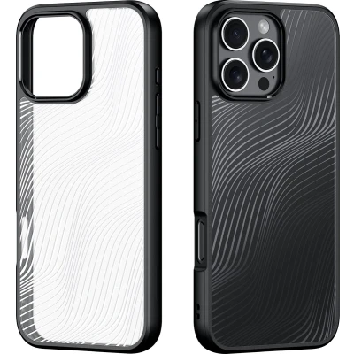 Afbeelding van Dux Ducis Telefoon hoesje geschikt voor de Apple iPhone 16 Pro Back Cover Aimo Series Zwart