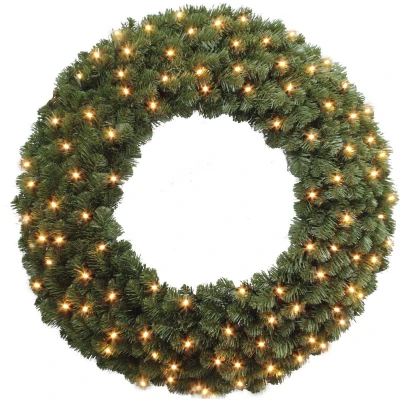 Afbeelding van Triumph Tree Diamond Kerstkrans met LED Verlichting Ø60 cm Groen