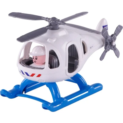 Afbeelding van Cavallino Toys Politiehelikopter met Speelfiguur, 29,5cm