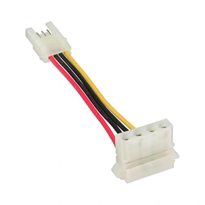 Afbeelding van Floppy (m) Molex (v) haaks voedingskabel 0,05 meter