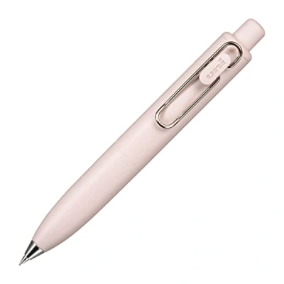 Afbeelding van Uni One P Gel Pen 0,38 mm Black Ink (Peach Milk)
