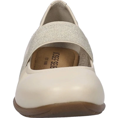 Afbeelding van Josef Seibel Fenja Ballerina&#039;s met enkelbandjes, Dames, Maat: 44, Sand Leer